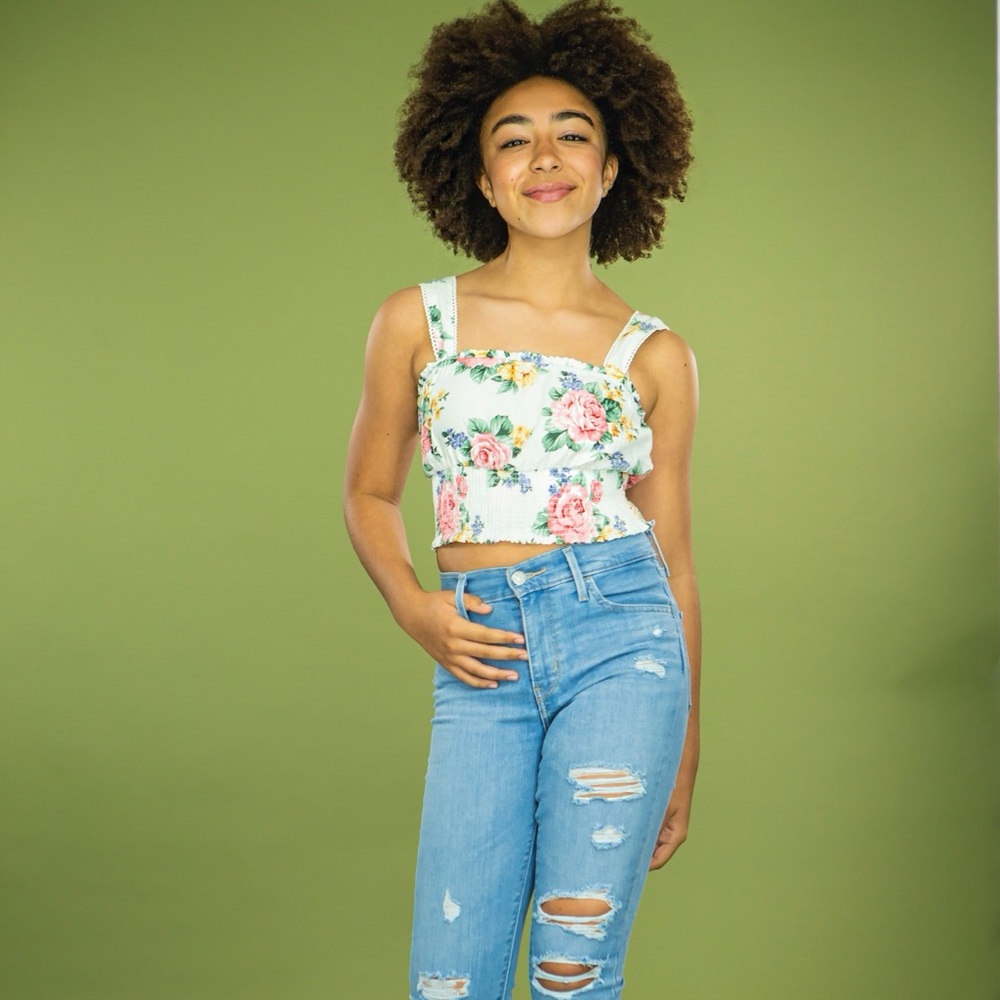 Forever 21 floral top